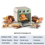 Ariete 4632 Friggitrice ad aria e forno Vintage, 1400W, 2in1, Capacità 16L, Accessori inclusi, Timer 60 minuti, Doppio vetro, V (ARI-4632VERDE)