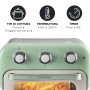 Ariete 4632 Friggitrice ad aria e forno Vintage, 1400W, 2in1, Capacità 16L, Accessori inclusi, Timer 60 minuti, Doppio vetro, V (ARI-4632VERDE)