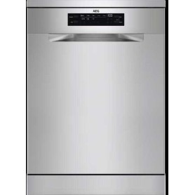 Lavastoviglie AEG FFB53627ZM, larghezza 60 cm, AquaControl, 8 programmi, 4 temperature, acciaio inox