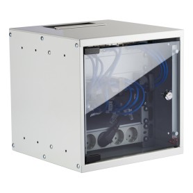 EFB Elektronik 10" Wandgehäuse 6HE Tiefe 300mm 1-teilig RAL7035 (WGB-1006GR.30-SET1)
