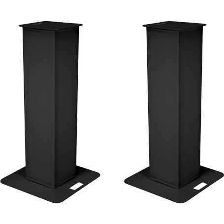 EUROLITE 2x Stage Stand 150cm inkl. Cover und Tasche, schwarz (32000069)