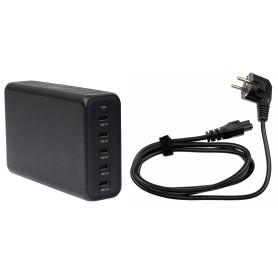 Brodit 217095 Caricabatterie per dispositivi mobili Telefono cellulare, Tablet Nero USB Interno