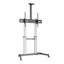 Manhattan 462563 Supporto TV a parete 2,54 m (100") Nero, Argento