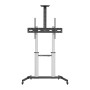 Manhattan 462563 Supporto TV a parete 2,54 m (100") Nero, Argento