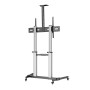 Manhattan 462563 Supporto TV a parete 2,54 m (100") Nero, Argento