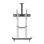 Manhattan 462563 Supporto TV a parete 2,54 m (100") Nero, Argento