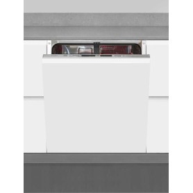 Lavastoviglie da incasso Exquisit EGSP9614-E-030B, larghezza 60 cm, apertura automatica della porta, ECO, Aquastop.