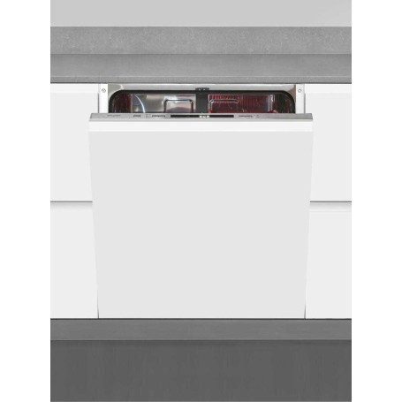 Lavastoviglie da incasso Exquisit EGSP9614-E-030B, larghezza 60 cm, apertura automatica della porta, ECO, Aquastop.
