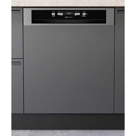 Lavastoviglie semi-integrata Bauknecht BKSV2 PAN, larghezza 60 cm, 14 coperti, AquaStop, ActiveDry, cassetto posate.