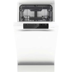 Lavastoviglie a libera installazione Gorenje GS541D10W, larghezza 45 cm, 11 coperti, sistema click-clack, bianca