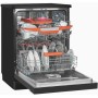Lavastoviglie Exquisit GSP9614-030B, larghezza 60 cm, 14 coperti, QuaStop, 6 programmi, illuminazione interna, acciaio inox.