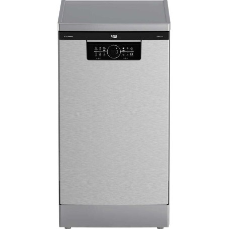 Lavastoviglie a libera installazione Beko BDFS26040XQ, larghezza 45 cm, 10 coperti, WaterSafe+, 6 programmi, Pearl Inox