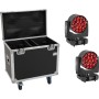 EUROLITE Set 2x LED TMH-H380 Beam/Wash/Flowereffekt + Flightcase mit Rollen (20001066)
