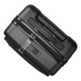 Rivacase Clark Trolley Guscio rigido Nero 28 L Alluminio, Policarbonato (PC), Poliestere (8181 BLACK)