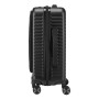 Rivacase Clark Trolley Guscio rigido Nero 28 L Alluminio, Policarbonato (PC), Poliestere (8181 BLACK)