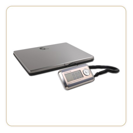 Codamex PESE COLIS ELECTRONIQUE 200KG/50G LBO 8371 bilancia pesalettere Bilancia postale elettronica Alluminio, Metallico (LB 8371)
