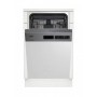 Lavastoviglie semi-integrata Beko DSS28021X, larghezza 45 cm, 11 coperti, programma automatico, acciaio inox.