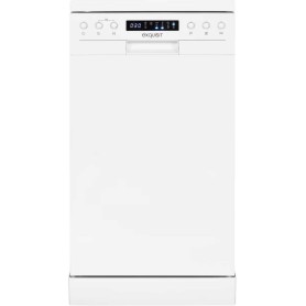 Lavastoviglie a libera installazione Exquisit GSP9410-030D, larghezza 44,8 cm, 10 coperti, 6 programmi, bianca.