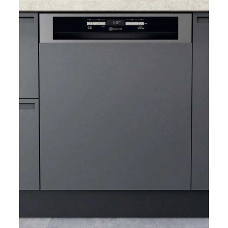 Lavastoviglie semi-integrata Bauknecht BBO 3O41 PLT, larghezza 60 cm, 14 coperti, cassetto posate.