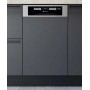 Lavastoviglie semi-integrata Bauknecht BSBO 3O23 PF X, larghezza 45 cm, 10 coperti, effetto acciaio inox