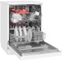 Lavastoviglie a libera installazione Exquisit GSP9414-030D, larghezza 60 cm, 14 coperti, 6 programmi, display a LED.