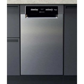 Lavastoviglie da incasso Bauknecht BSUO 3O23 PF X, larghezza 45 cm, 10 coperti, effetto acciaio inox.