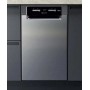 Lavastoviglie da incasso Bauknecht BSUO 3O23 PF X, larghezza 45 cm, 10 coperti, effetto acciaio inox.
