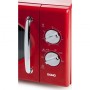 Domo DO2925 forno a microonde Rosso Solo microonde Superficie piana 25 L 900 W