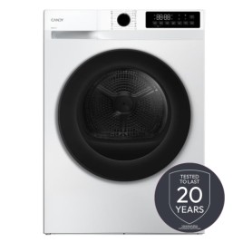 Candy PRODRY 300, Asciugatrice Slim 8 KG, Classe D, Bianco, Inverter, 5 Cicli rapidi, GDS 8N2B-S (31103084)