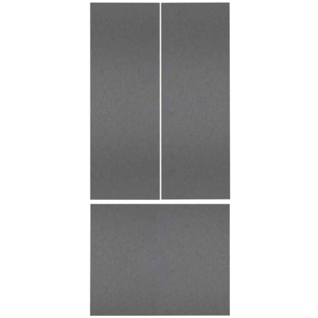 Gaggenau RVA428922 Pannelli in acciaio inox spazzolato scuro