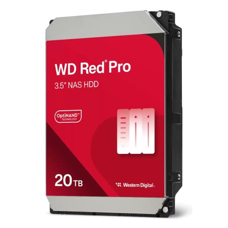 Western Digital Red Pro WD202KFGX disco rigido interno 20 TB 7200 Giri/min 512 MB 3.5" Serial ATA III