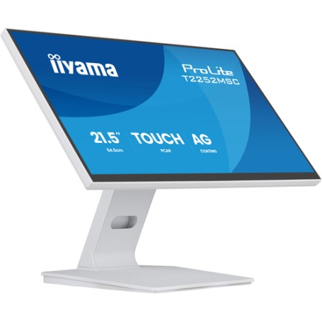 iiyama ProLite T2252MSC-W2AG Monitor PC 54,5 cm (21.4") 1920 x 1080 Pixel Full HD LCD Touch screen Bianco