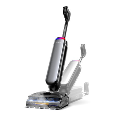 Tineco Floor One S9 Artist Steam Pro Aspirapolvere verticale Batteria Secco e bagnato Senza sacchetto Nero, Argento (SW200100DE)