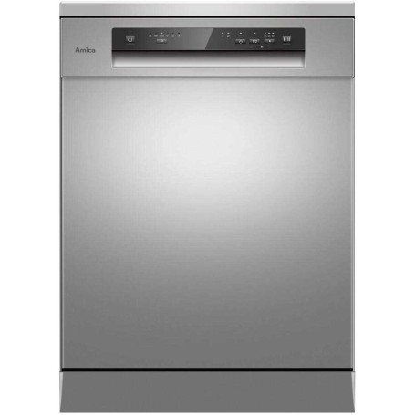 Lavastoviglie a libera installazione Amica GSP 544 100 E, larghezza 60 cm, 14 coperti, Aquastop, 6 programmi, argento