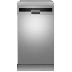 Lavastoviglie a libera installazione Amica GSP 531 100 E, larghezza 45 cm, 10 coperti, Aquastop, OpenDry, argento.