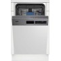 Lavastoviglie semi-integrata Beko BDSS28040XQ, larghezza 45 cm, 10 coperti, 8 programmi, acciaio inox, (7686101635)