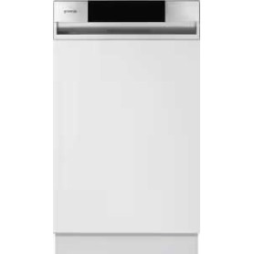 Lavastoviglie semi-integrata Gorenje GI520E15X, larghezza 45 cm, 9 coperti, funzione 3 in 1, acciaio inox, (740035)