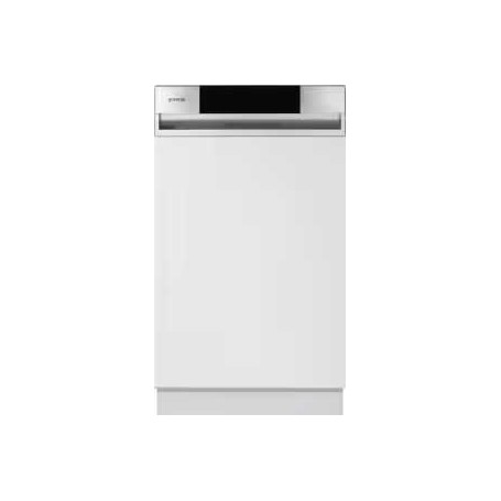 Lavastoviglie semi-integrata Gorenje GI520E15X, larghezza 45 cm, 9 coperti, funzione 3 in 1, acciaio inox, (740035)