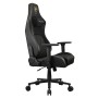 COUGAR CGR-DFF-GLB Sedia da gaming per PC Sedia imbottita tappezzata Nero, Oro (3MDFFGLB.0001)