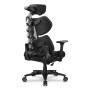 COUGAR Terminator Elite Sedia da gaming per PC Seduta imbottita Nero, Argento (CGR-TRE-SLB)