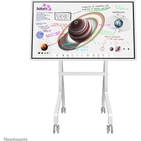 Samsung Flip Pro WM55B 55 Zoll Interaktives Display mit Neomounts MOVE Go Flip FL50-515WH1 Rollwagen (LH55WMBWBGCXEN+FL50-515WH1)