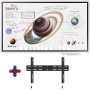 Samsung Flip Pro WM55B 55 Zoll Interaktives Flipchart Display inkl. Neomounts Wandhalterung WL30S-850BL16 (LH55WMBWBGCXEN+WL30S-850BL16)