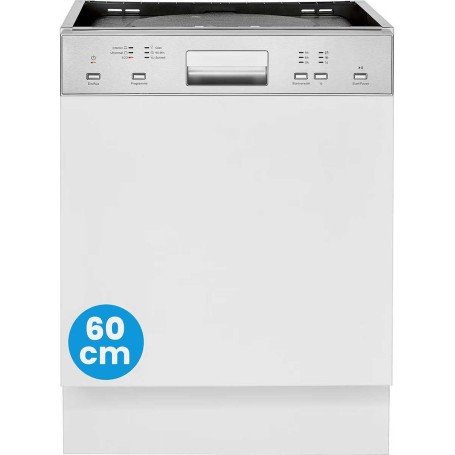 Lavastoviglie semi-integrata da incasso Bomann GSPE 7423 TI, larghezza 59,8 cm, 14 coperti, (774230)