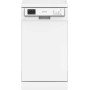 Lavastoviglie a libera installazione Sharp QW-HS12F47EW-DE, larghezza 45 cm, 10 coperti, EcoWash, AquaStop, bianca