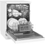 Lavastoviglie a libera installazione Exquisit GSP6312-030D, larghezza 60 cm, 12 coperti, autopulente, bianca.