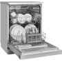Lavastoviglie a libera installazione Exquisit GSP6312-030D, larghezza 60 cm, 12 coperti, autopulente, argento.