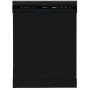 Lavastoviglie a libera installazione Exquisit GSP6312-030D, larghezza 60 cm, 12 coperti, autopulente, nera.