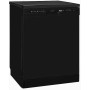 Lavastoviglie a libera installazione Exquisit GSP6312-030D, larghezza 60 cm, 12 coperti, autopulente, nera.
