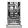 Lavastoviglie semi-integrata Amica EGSP 560 911 E, larghezza 45 cm, 10 coperti, Aquastop, 6 programmi, acciaio inox