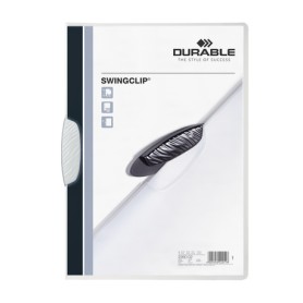 Durable Swingclip cartellina con fermafoglio Polipropilene (PP) Bianco (2260-02SING)